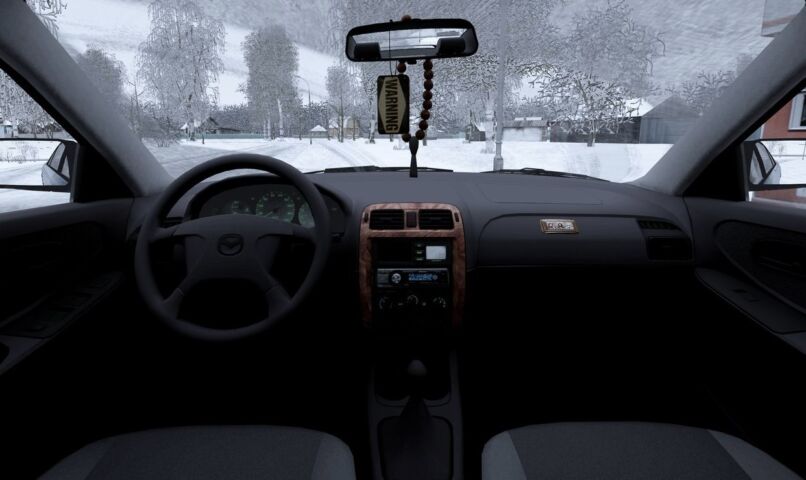 Скриншот Mazda 626 GF 2.0i 1999 для City Car Driving (v1.5.8)