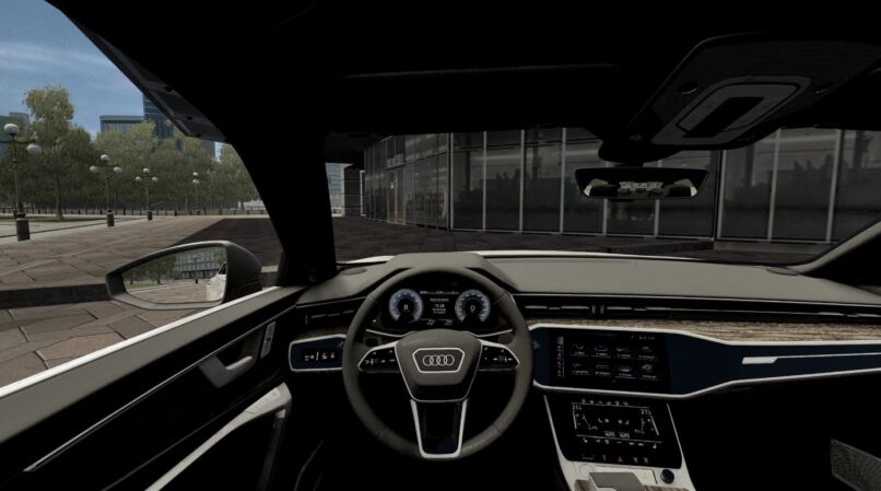 Скриншот Audi A6 Седан 2019 для City Car Driving (v1.5.8)