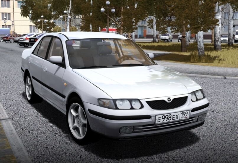 Скриншот Mazda 626 GF 2.0i 1999 для City Car Driving (v1.5.8)