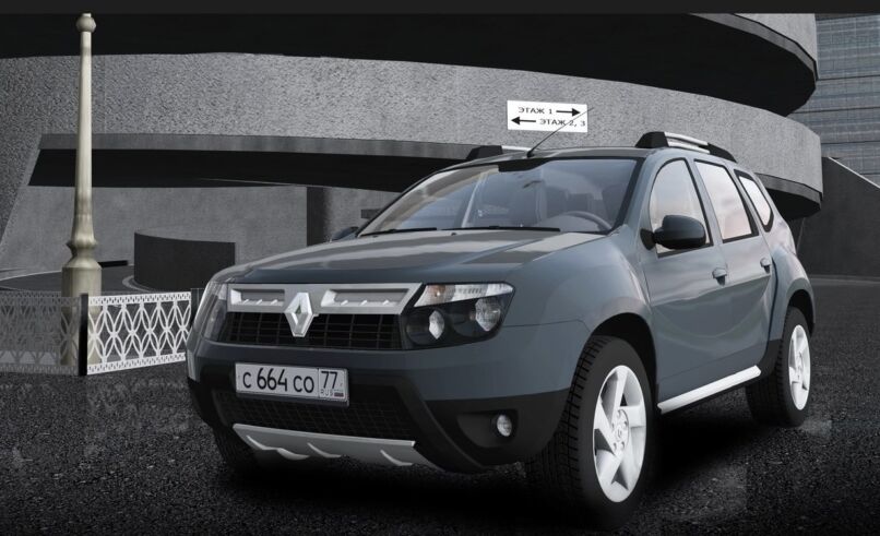 Скриншот Renault Duster 2010 для City Car Driving (v1.5.8)