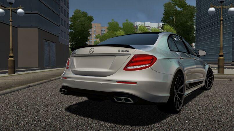 Mercedes-Benz E63S AMG для City Car Driving (v1.5.7, 1.5.8)